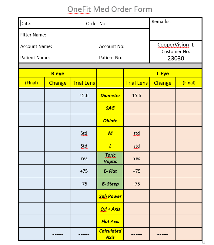 Підбір Onefit™ MED